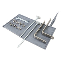 סוכך גג שטח מובל 79 אינץ' L x 98 אינץ' D אפור