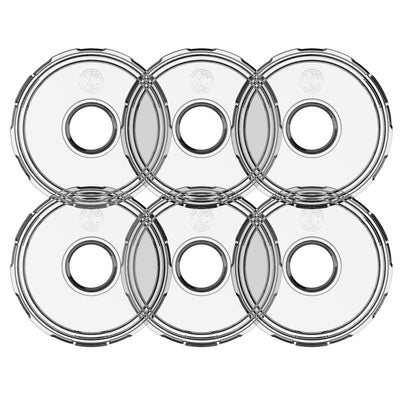 KC HiLiTES Cyclone V2 LED - עדשה חלופית - שקופה - 6-PK