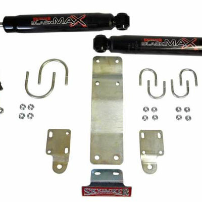 Skyjacker 2007-2017 ג'יפ רנגלר (JK) (שימוש עם מוטות חיבור OEM) ערכת בולם היגוי כפול עם שחור מקס