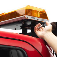 BackRack Light Bracket 16 אינץ' x 7 אינץ' בסיס מתקפל במרכז הר