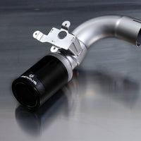 Remus 2014 BMW M235I F22 Coupe 84mm Black Chrome Straight with/Carbon Insert Pipe Tail Set