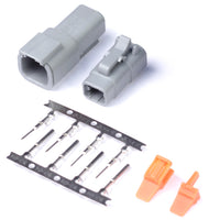 סט תואם Haltech של מחברי Deutsch DTM-4 7.5 Amp Plug & Pins