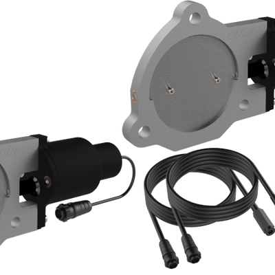 QTP 3.5in Bolt-On QTEC Dual Cutout שסתומים - זוג