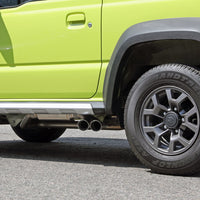 aFe 18-21 סוזוקי ג'ימני טקדה 2-1/4 אינץ'. אגזוז 304 SS Cat-Back עם קצה Blk