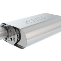 משתיק קול בורלה ארגז SBC 283 / 327 / 350 2.5 אינץ' אופסט/מרכז 14 אינץ' x 4.35 אינץ' x 9 אינץ' משתיק קול סגלגל