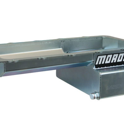 Moroso Ford 5.0 Coyote (עם שקע קדמי) מרוץ כביש שקע רטוב מבולבל 7qt 6.25 אינץ' מחבת שמן פלדה