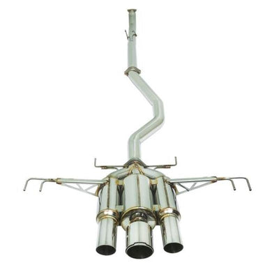 הערה 2017+ Honda Civic Type R Cat-Back Exhaust Spec III עם כיסוי נירוסטה (Non-Res)