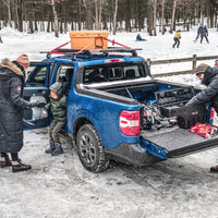 מתלה גג אוניברסלי N-Fab (גדול 38.25 - 38 רוחב) - טקסטיל שחור