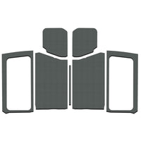 DEI 18-23 ג'יפ רנגלר JL 2-Dor Mat Boom Mat Kit Complete Headliner - 7 חלקים - לבן