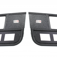 Fishbone Offroad 97-06 Jeep Wrangler TJ דלתות צינור קדמיות - פלדה בעלת מרקם שחור