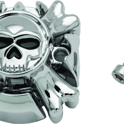 סמלי אחיזת זומבי להחלפה של Kuryakyn ללא Chrome Boss Throttle