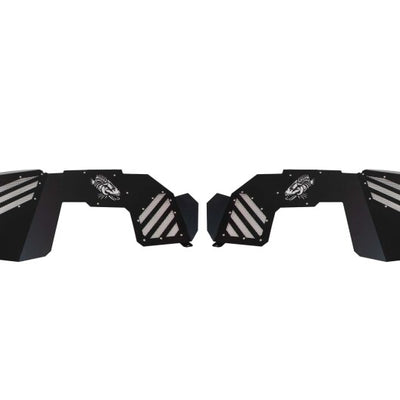 Fishbone Offroad 2018+ ג'יפ רנגלר/גלדיאטור - פגושים פנימיים קדמיים במעיל אבקה שחור