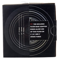 מסנן אוויר חרוטי מתכוונן Spectre 5-1/2 אינץ'. גבוה (מתאים לצינורות של 3 אינץ' / 3-1/2 אינץ' / 4 אינץ') - שחור