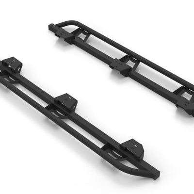 N-Fab Trail Slider Steps 18-20 ג'יפ רנגלר JL SUV 4 דלתות - SRW - מרקם שחור
