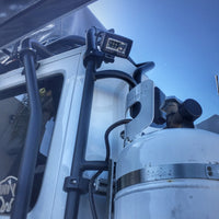 KC HiLiTES C-Series C2 LED 2 אינץ'. אזור גיבוי Flood Light 20w (סינגל) - שחור