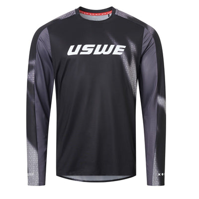 USWE Kalk Off-Road Jersey למבוגרים שחור - קטן