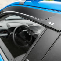 AVS 07-18 Jeep Wrangler Unlimited Ventvisor Low Profile Deflectors 4 pcs - שחור מט