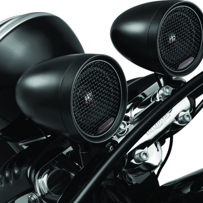 Kuryakyn Road Thunder Speaker Pods Bluetooth Controller אודיו שחור