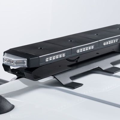Putco 36In אוניברסלי 36In Tri Color Hornet Light (ענבר/כחול/לבן) - LED Stealth Rooftop Strobe Bar