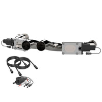 QTP 15-19 דודג' צ'לנג'ר/מטען 6.2L/6.4L 304SS אגרסיבי מגזרה כפולה צינורות אמצע