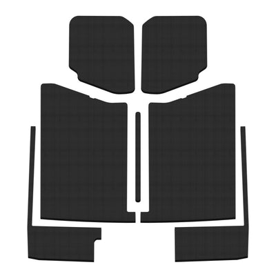 DEI 20-22 Jeep Gladiator JT 4-Dor Mat Boom Mat Kit Complete Headliner - 7 חלקים - שחור