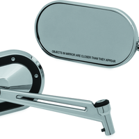 Kuryakyn מראות תעשייה כבדה כרום/שחור