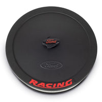 ערכת מנקה אוויר של פורד רייסינג - גימור קמט שחור עם סמל אדום