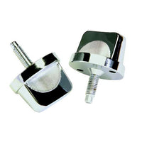 Kentrol 76-95 Jeep CJ/Wrangler YJ זוג ידיות שמשות - כסף מלוטש