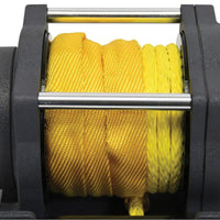 Superwinch 2500 LBS 12V DC 3/16in x 40ft חבל סינטטי Terra 2500SR כננת - קמט אפור