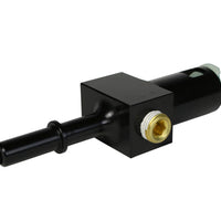 Aeromotive 5/16 אינץ' חיבור מהיר עם יציאת AN-06 ויציאת מד 1/8 אינץ'