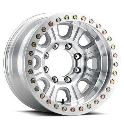 Raceline RT233 Monster 17x9.5in / 8x165.1 BP / -32mm Offset / 130.81mm Bore-Beadlock Wheel