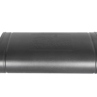 aFe MACH Force-Xp 409 SS משתיק קול עם גימור שחור 3 אינץ' מרכז/אופסט 22 אינץ' L x 11 אינץ' x 5 אינץ' - גוף סגלגל