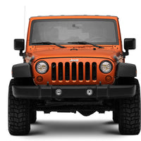 Raxiom 97-18 Jeep Wrangler TJ/JK Axial Spider LED פנס עם Amber DRL- Chrome Hsng (עדשה שקופה)