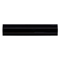 כיסוי סרגל תאורה לשטח מובל יחיד שורה 10 אינץ' שחור