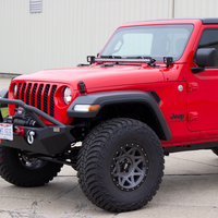 Fishbone Offroad 2018+ Jeep Wrangler JL - Black Aluminum Hawse Fairlead לוחית רישוי