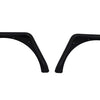 Fishbone Offroad 97-06 Jeep Wrangler TJ Steel Tube Fenders Rear 3In Flare - Blk Textured Powdercoat