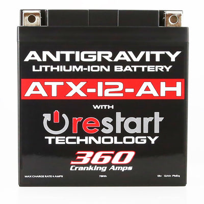 Antigravity YTX12B-BS סוללת ליתיום עם הפעלה מחדש