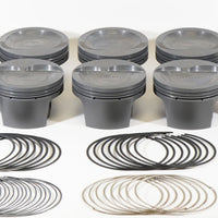 Mahle MS Piston Set 408ci 4.030in Bore 4in Stroke 6.250in Rod .927 Pin -6.5cc 9.5 CR - סט של 8