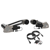 QTP 10-15 שברולט קמארו SS 6.2 ל' 2.5 אינץ' 304SS תוקפן חתך כפול צינורות אמצע