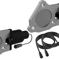 QTP 3in Bolt-On QTEC Dual Electric Cutout Valves - זוג