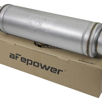 aFe ATLAS משתיק פלדה אלומיניום 5 אינץ' במרכז/מרכז 24 אינץ' L x 7 אינץ' קוטר - גוף עגול