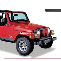 Bushwacker 97-06 Jeep Wrangler Trail Armor Side Rocker Panels - שחור