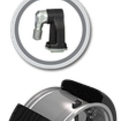 חיישן Schrader TPMS - חיישן EZ-Clamp-In ניתן לתכנות 90 מעלות (גזע שסתום לא כלול)