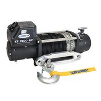 Superwinch 9500 LBS 12V DC 3/8in x 80ft חבל סינתטי Tiger Shark 9500 Winch