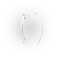 KC HiLiTES SlimLite 8 אינץ'. מגן אור LED (מגן בלבד) - שקוף