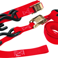 BikeMaster Tiedown Integrated Softhook - אדום