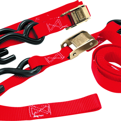 BikeMaster Tiedown Integrated Softhook - אדום