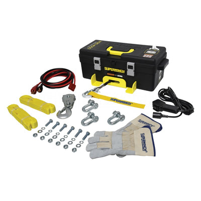 Superwinch 4000 LBS 12V DC 3/16in x 50ft חבל סינטטי Winch2Go