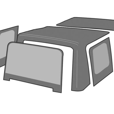 השתוללות 1988-1995 ג'יפ רנגלר(YJ) חלק עליון להחלפת OEM - ג'ינס שחור