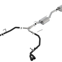 Borla 2020 Jeep Gladiator JT 3.6L V6 AT/MT AWD 2.75-2in Touring Catback Ceramic Blk Endpipe & Tips